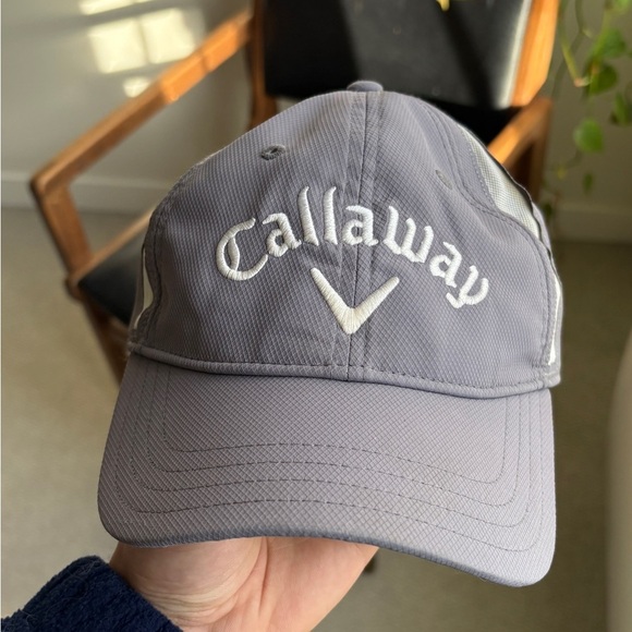CALLWAY Golf Hat grey Vents adjustable embroided breathable - Picture 1 of 8